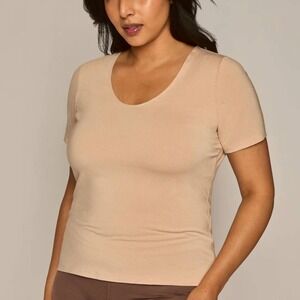 Numi The Semi-Fitted Top Almond Large New With Tags